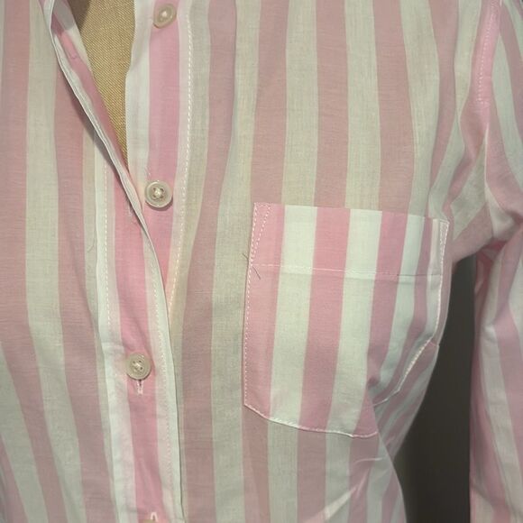 J Crew Cotton Striped Blouse Size XS - Picture 3 of 11